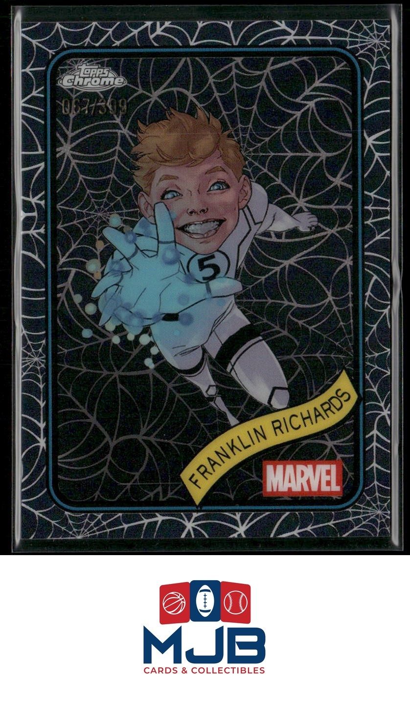 2025 Topps Chrome Marvel Franklin Richards Spider Web #/399 #56
