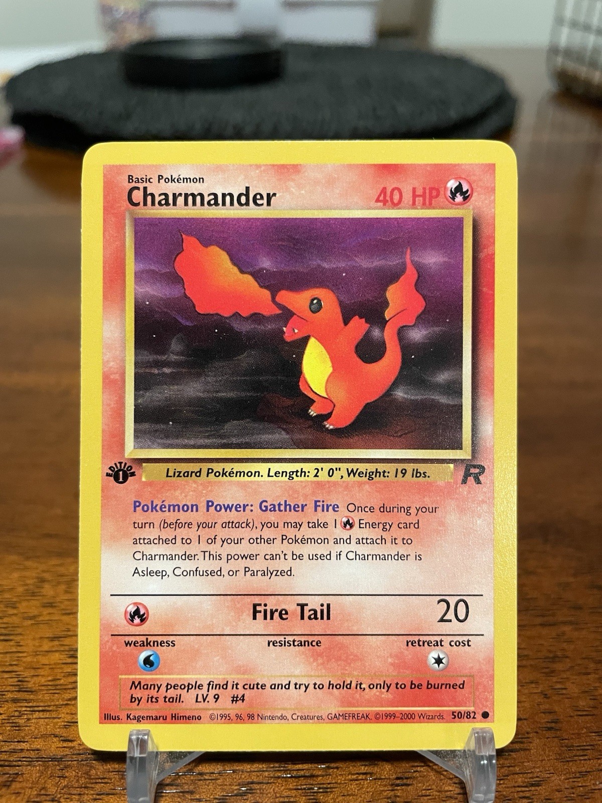 Pokémon Team Rocket 2000 prima edizione Charmander #50/82
