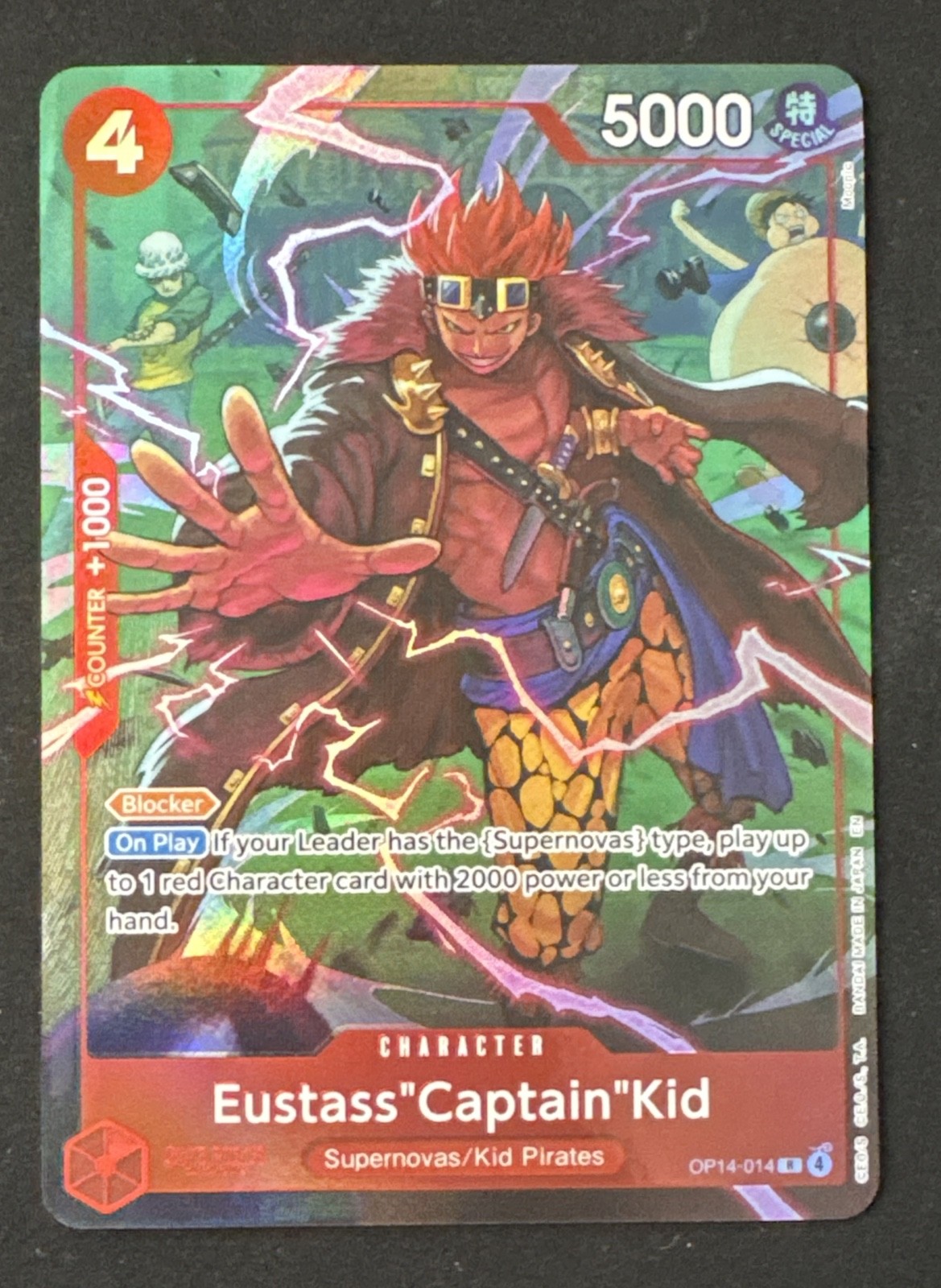 Eustass"Captain"Kid (One Piece Card Game Illustration Box Vol. 8) OP14-014 Foil