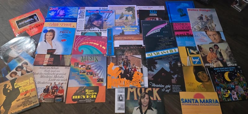 45x Großes Schallplatten Konvolut Vinyl Sammlung
