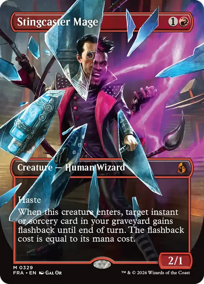 Stingcaster Mage (FRA) #329 · Mythic Rare · English · Nonfoil Playtest