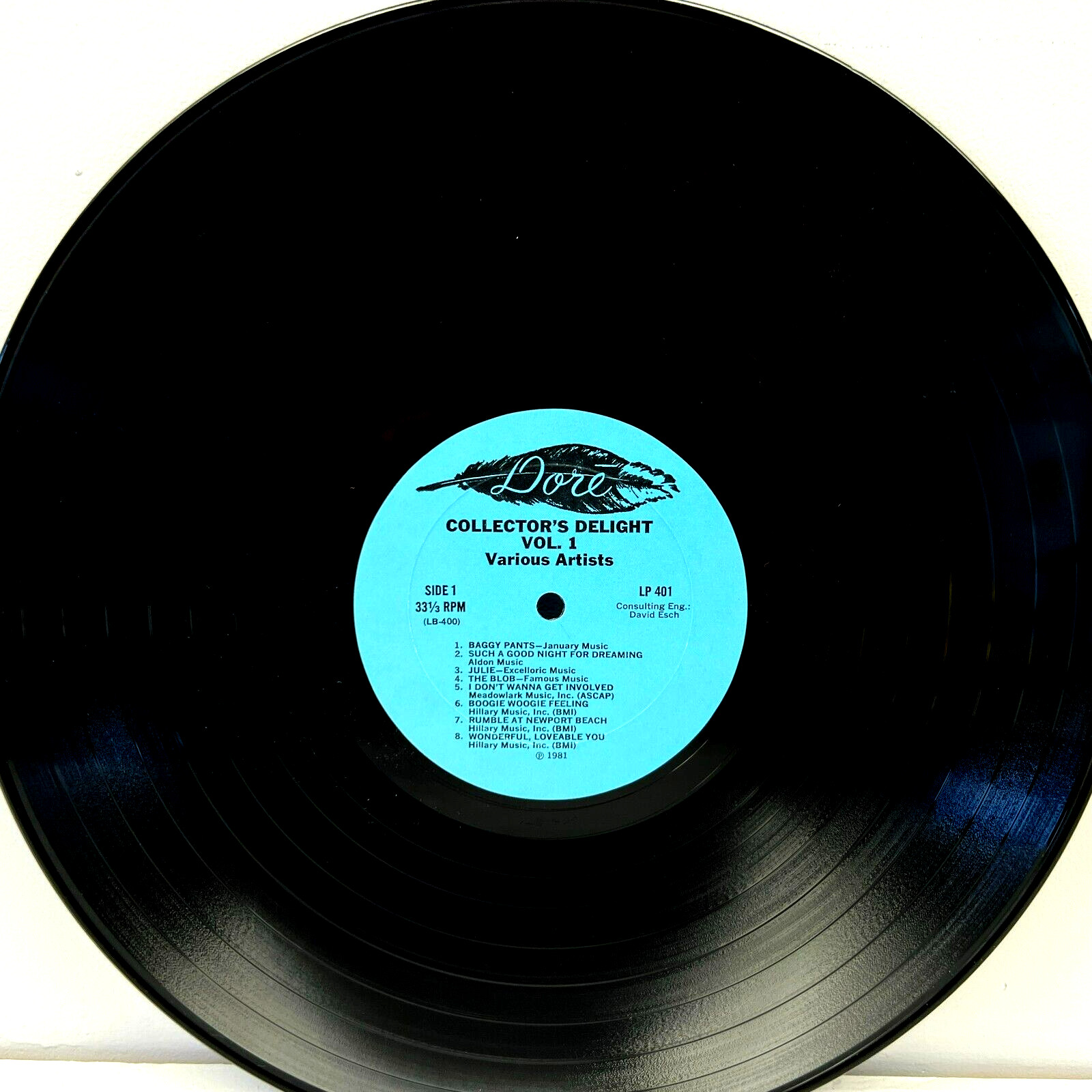 Collector's Delight Vol. 1 V/A 1981 Vinyl Dore Records 1st Press