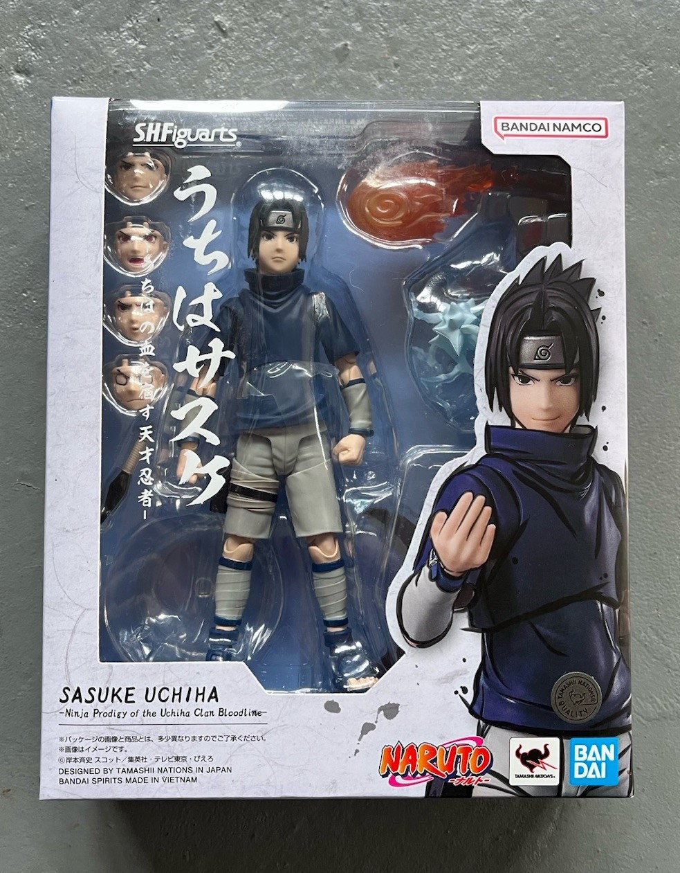 Naruto: Modellino Sasuke Prodigio del Clan Uchiha S.H.Figuarts