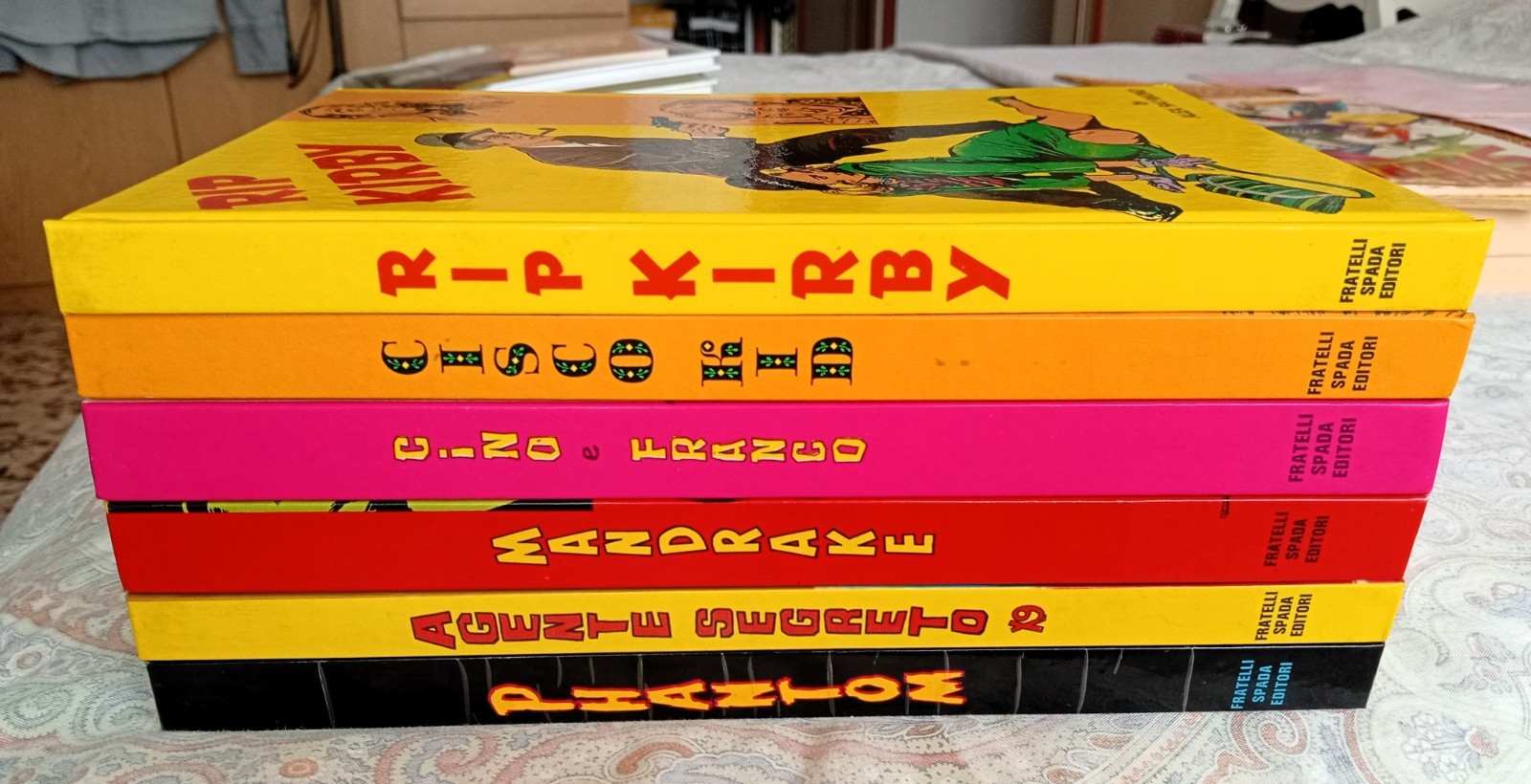 PHANTOM MANDRAKE RIP KIRBY AGENTE X-9 CINO E FRANCO CISCO KID 6 VOL. F.LLI SPADA