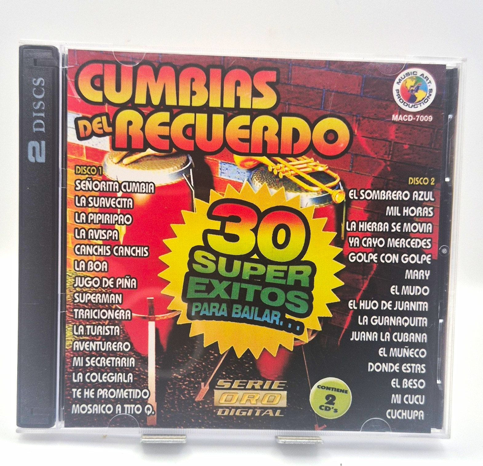 Various Cumbias del Recuerdo 2 CD Latin Cumbia Compilation 2006 MACD-7009