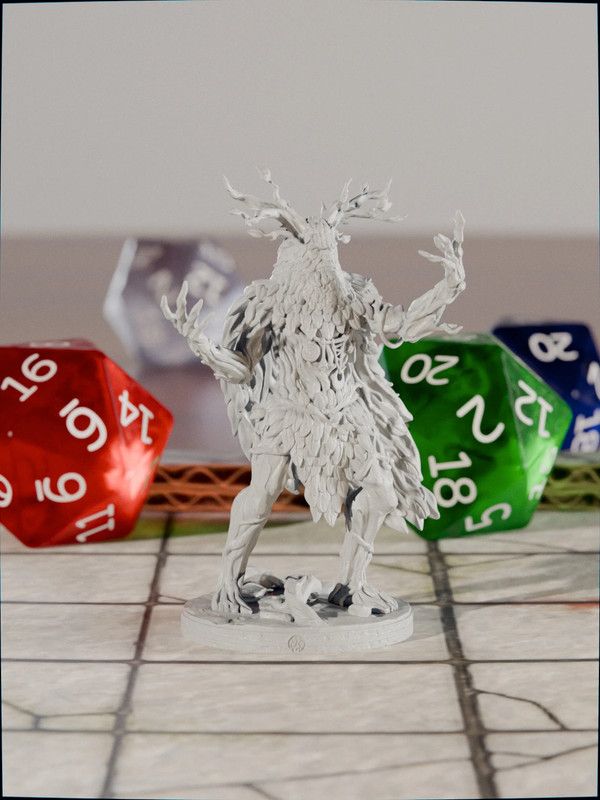 Miniatura 32mm in resina per D&D / GdR – 017 - Mostro/Nemico Mostro/Nemico – Stampata in 3D