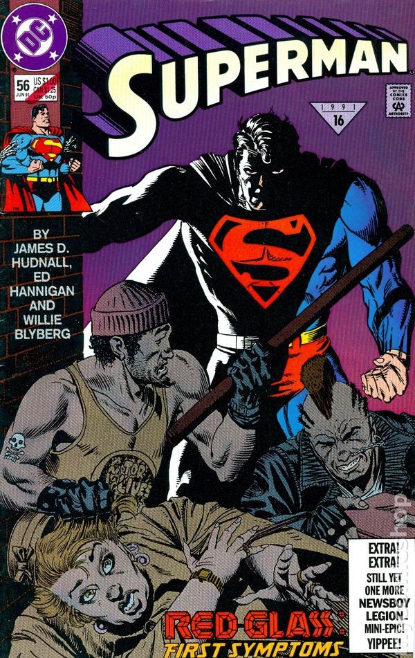 Superman #56 FN 1991 Immagine Stock