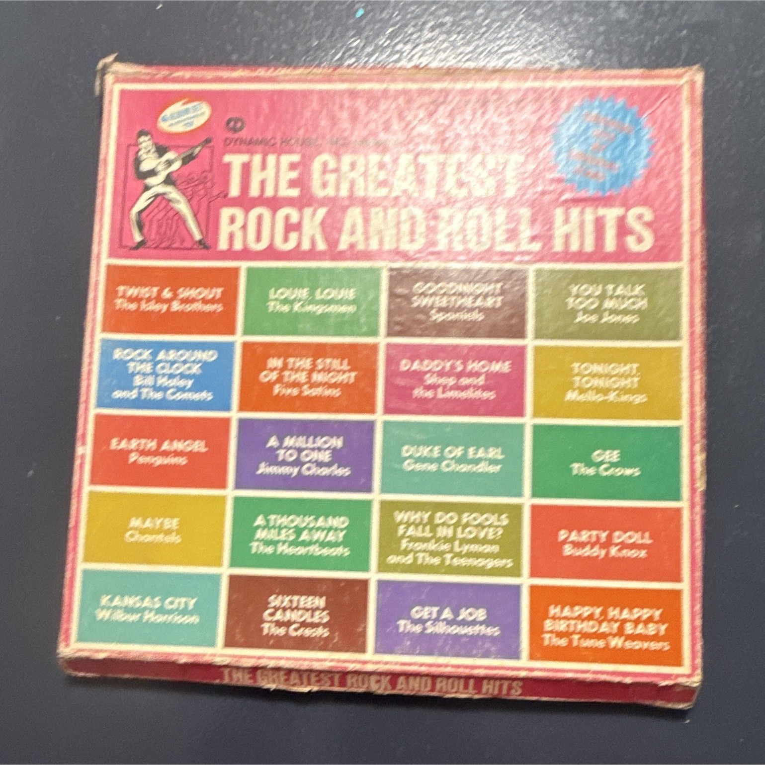Dynamic House The Greatest Rock And Roll Hits Vinyl Box Set Compilation Black.12