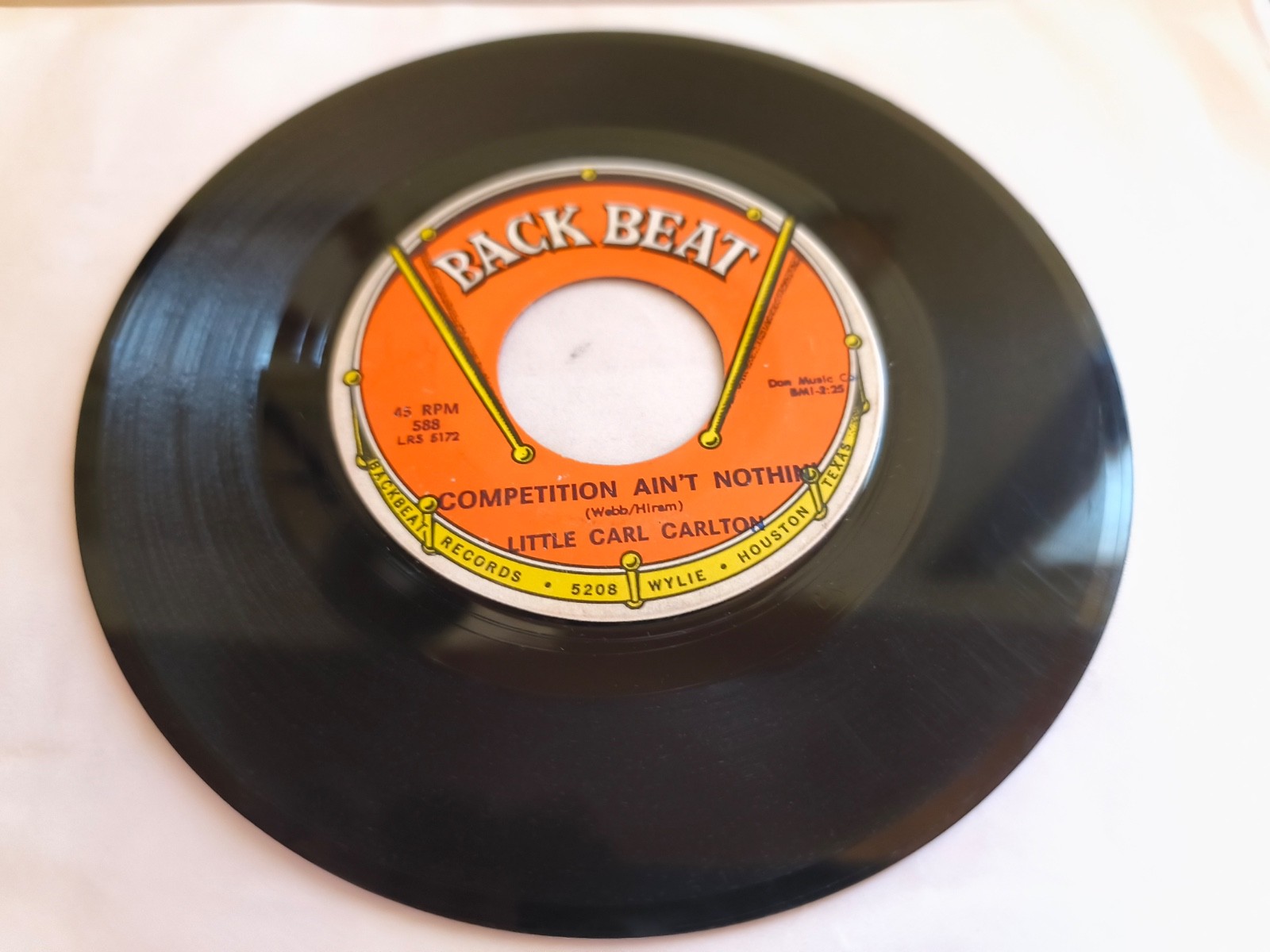 Little Carl Carlton - Competition Ain't Nothin'/Three Way Love - 1968 US 45rpm