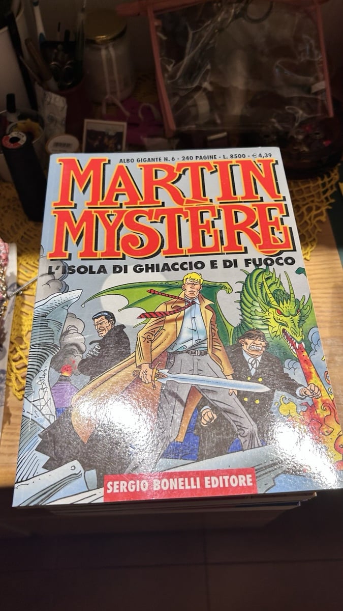 Martin Mystère Albo Gigante 6 L'isola di ghiaccio e di fuoco Sergio Bonelli