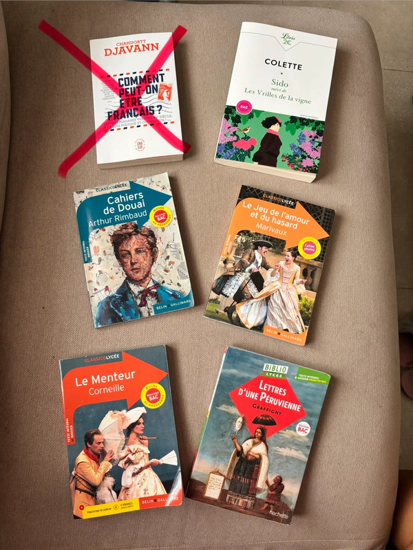 Lot de 5 livres