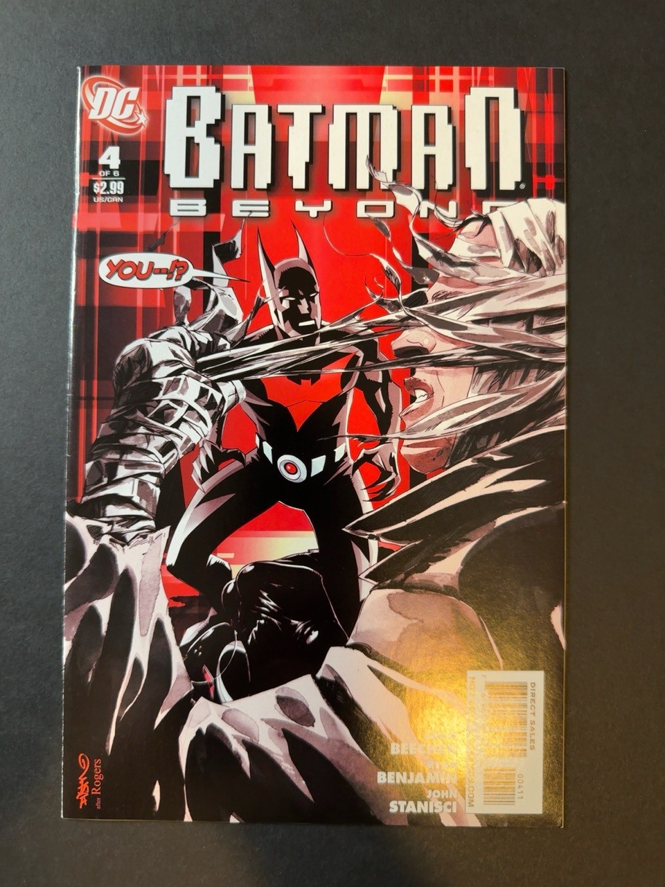 Batman Beyond #4 2010 DC Dustin Nguyen Adam Beechen 8.5