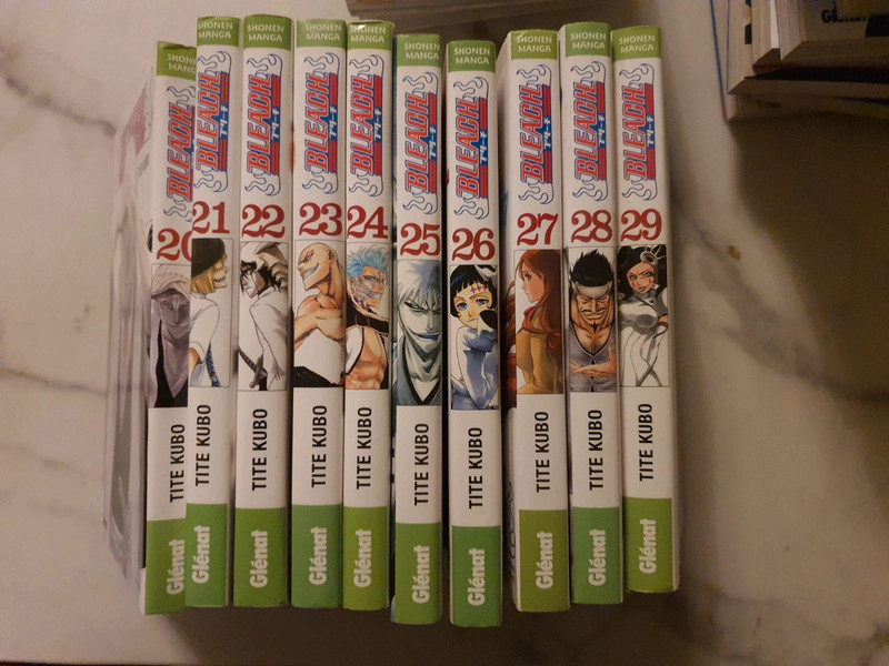 Bleach tome 20 à 29