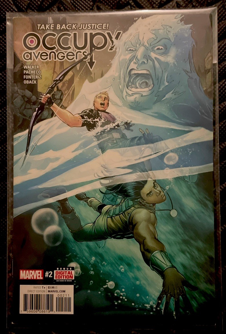 Occupy Avengers #2 Marvel Comics 2017 Occhio di Falco e Lupo Rosso Copertina A
