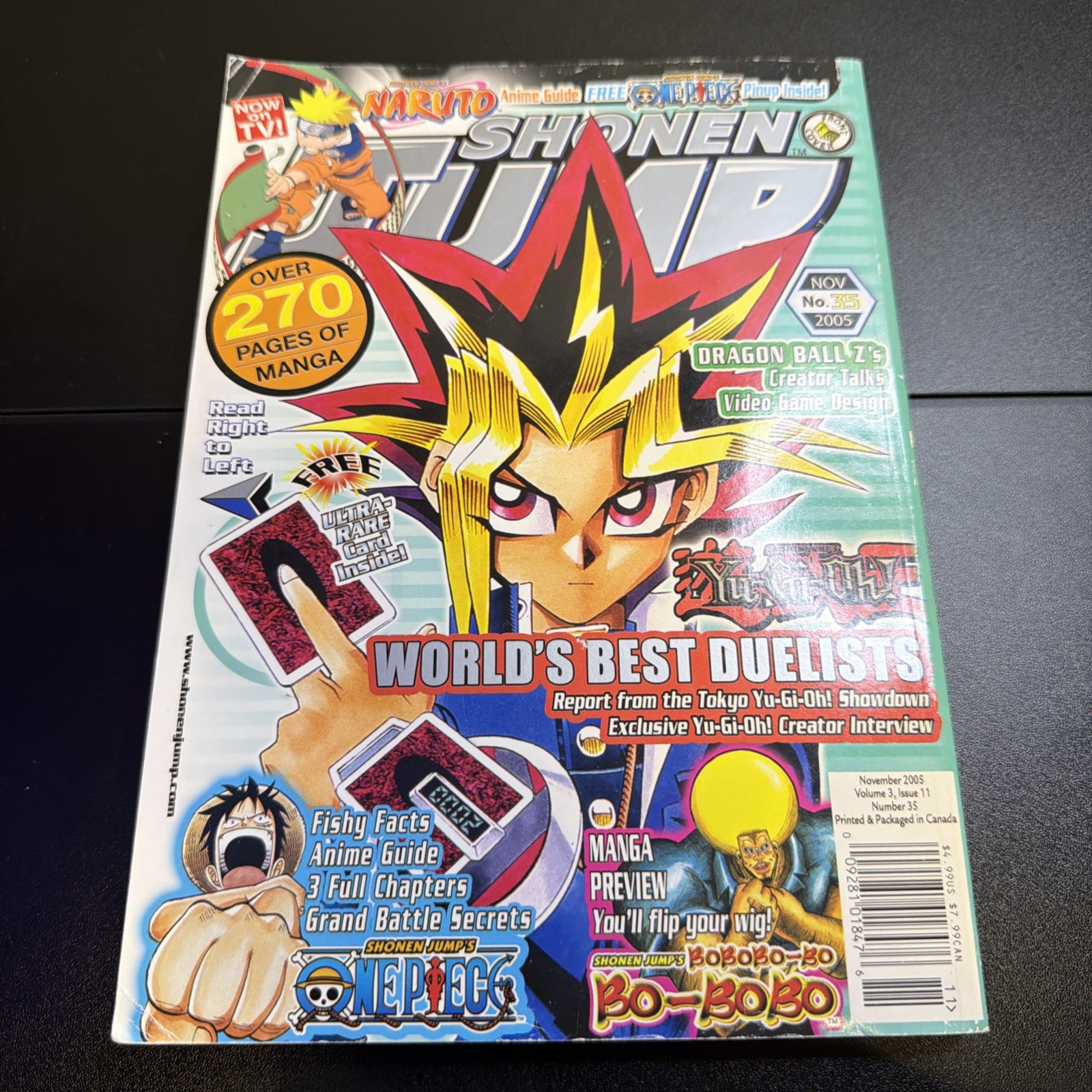 Rivista Shonen Jump novembre 2005 volume 3, numero 11