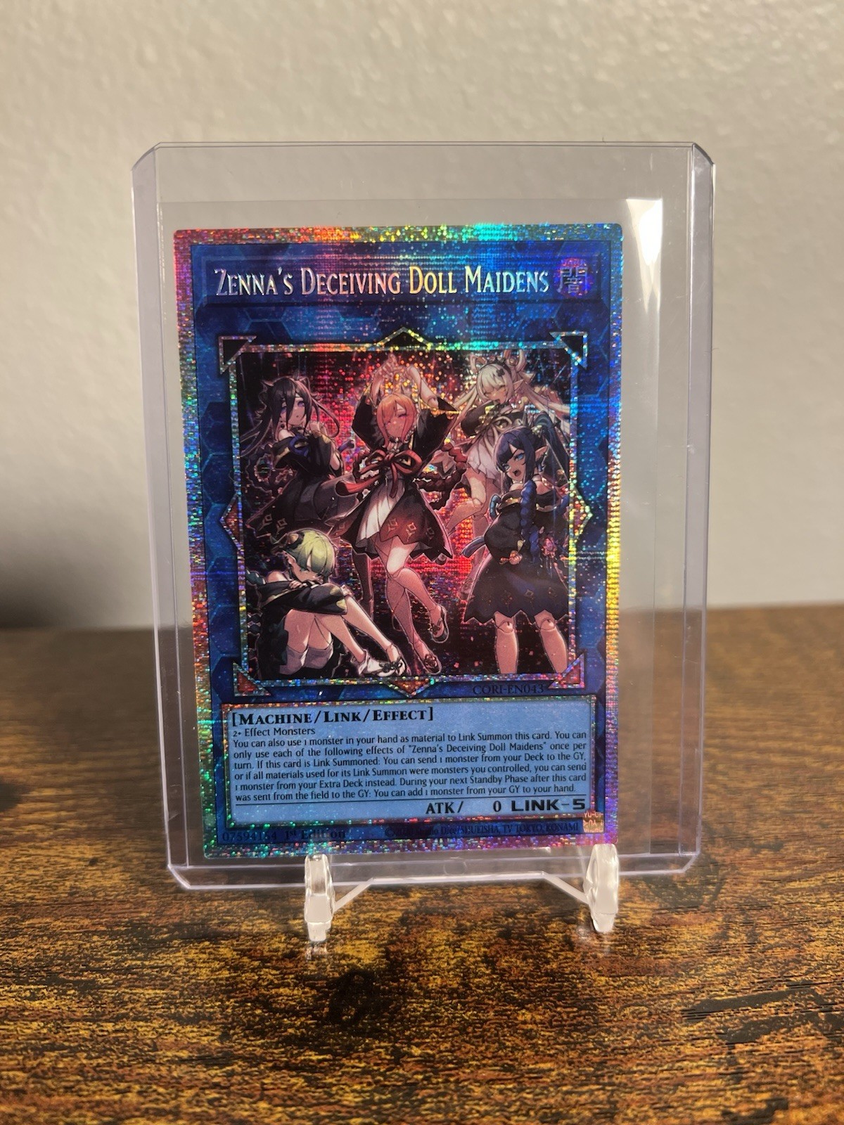 Zenna's Deceiving Doll Maidens (Starlight Rare) CORI-EN043 Chaos Origins 1°...