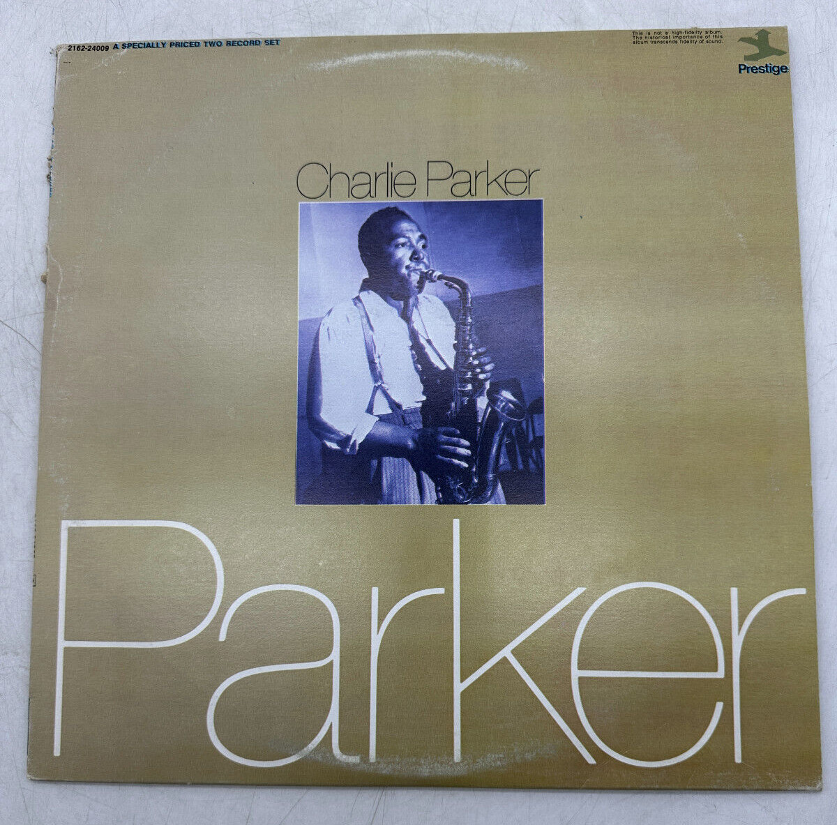 Charlie Parker – Charlie Parker Prestige 2162-24009 (Canada) 2xLP EX/NM