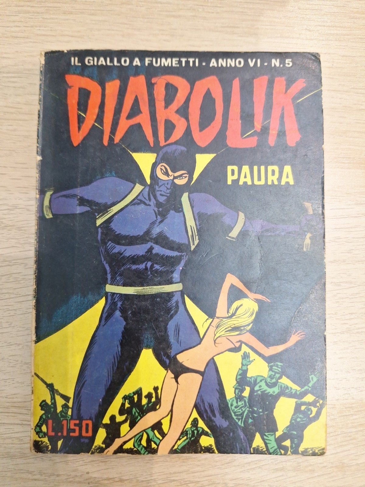 DIABOLIK ANNO VI-6°, N. 5 ORIGINALE 1967