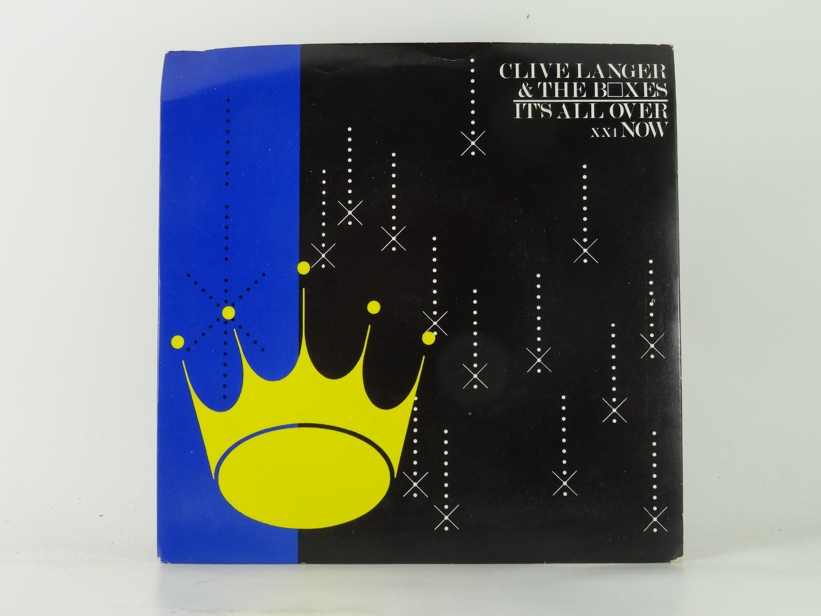 CLIVE LANGER AND THE BOXES IT'S ALL OVER NOW (1) (66) 2 Track 7" Single plus Pic
