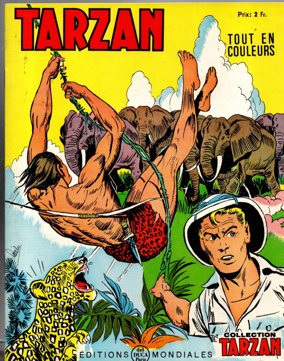 TARZAN Tout en couleurs n°39. Editions Mondiales  1969. Etat neuf