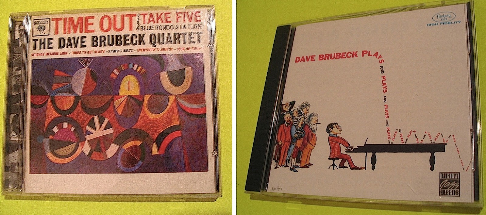 2 CD LOT Dave Brubeck Plays and Plays and Plays AND Time Out w/ Take Five, Blue