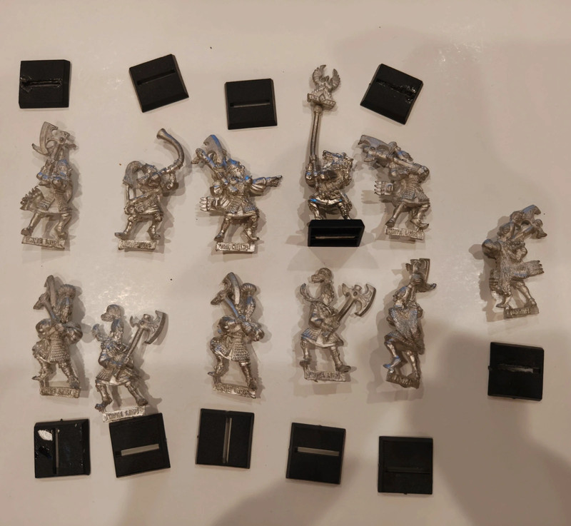 Warhammer Fantasy 11 White Lions of Chrace con gruppo di comando