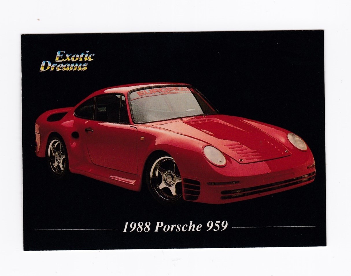 1992 All-Sports Exotic Dreams 1988 Porsche 959 Coupè #66