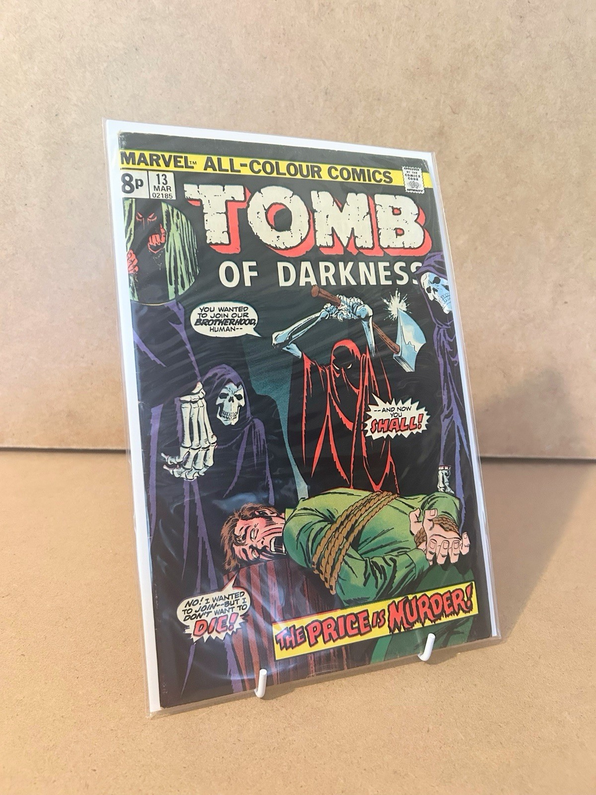 Marvel Tomb of Darkness #13 Vintage Horror Bronze Age Comic UK Price Variant
