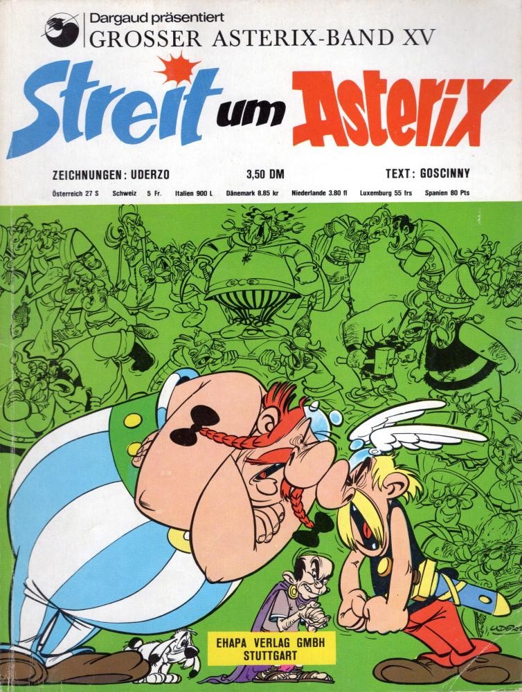 Asterix 15 (Z1-, 1. Edizione), Ehapa
