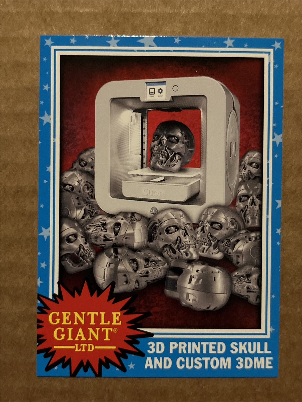Scheda promozionale SDCC Terminator Genisys Skull Gentle Giant Comic Con 2015 3DME