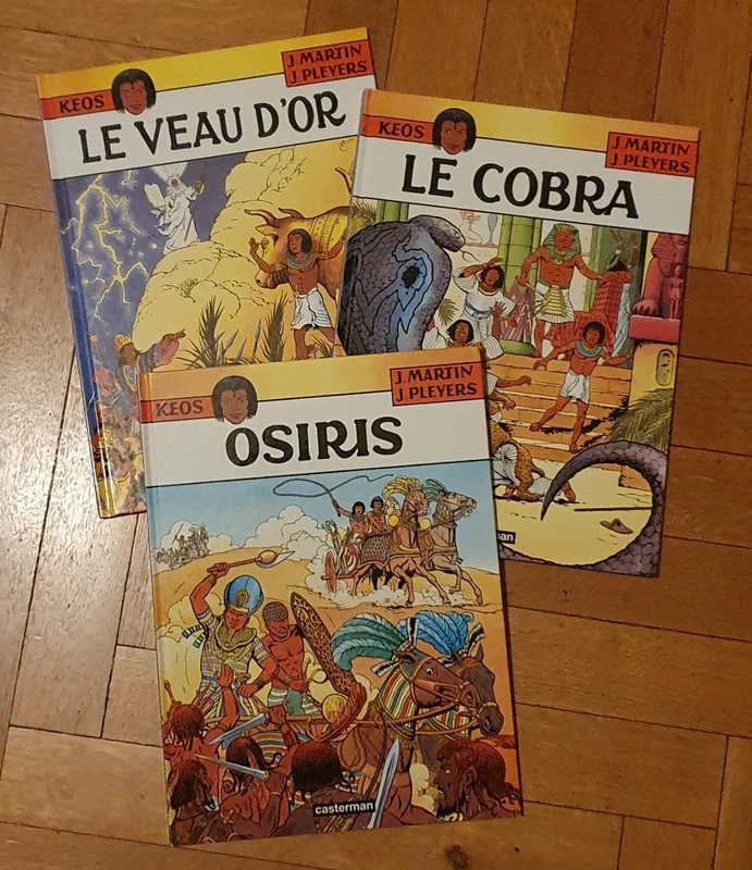 Lot BDs - série Keos complète T1, 2 et 3