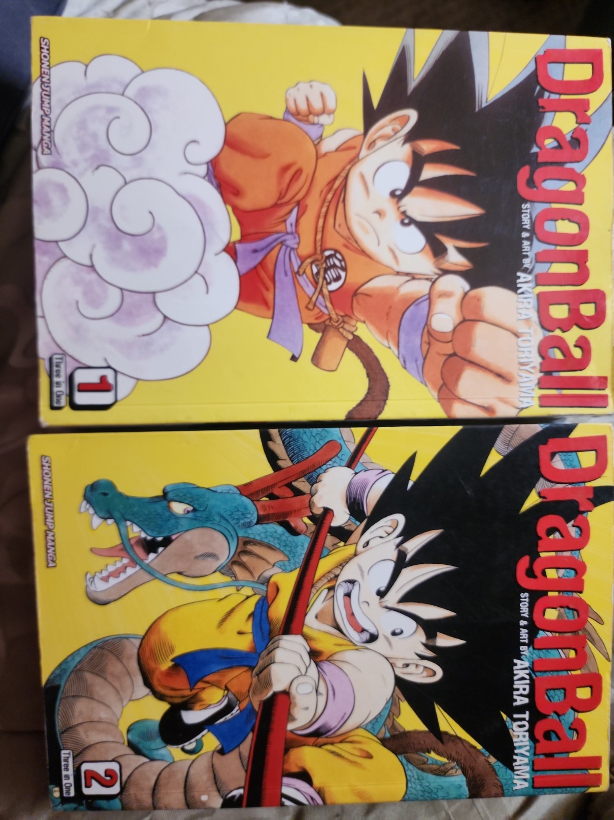 volumi 1 e 2 del manga Dragon Ball edizione VIZBIG