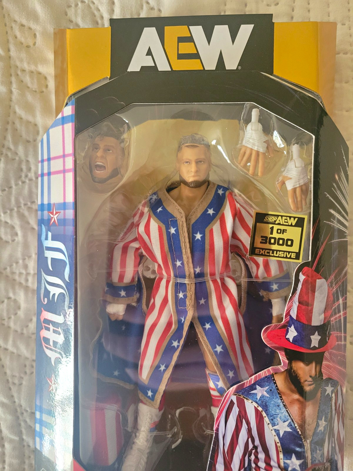 2025 AEW Jazwares Unrivaled Collection Shop AEW Exclusive #13 MJF 1/3000 USA