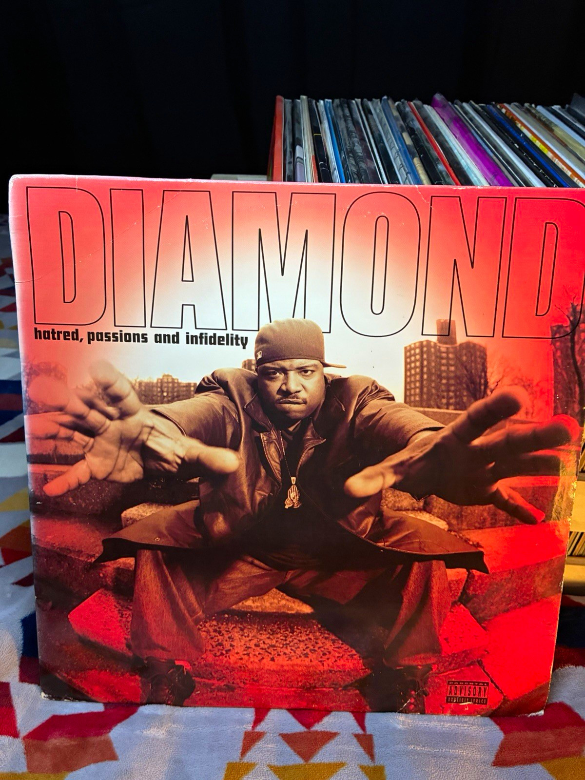 Diamond D Hatred, Passions and Infidelity Vinyl LP Mercury Records Rap Hip-Hop