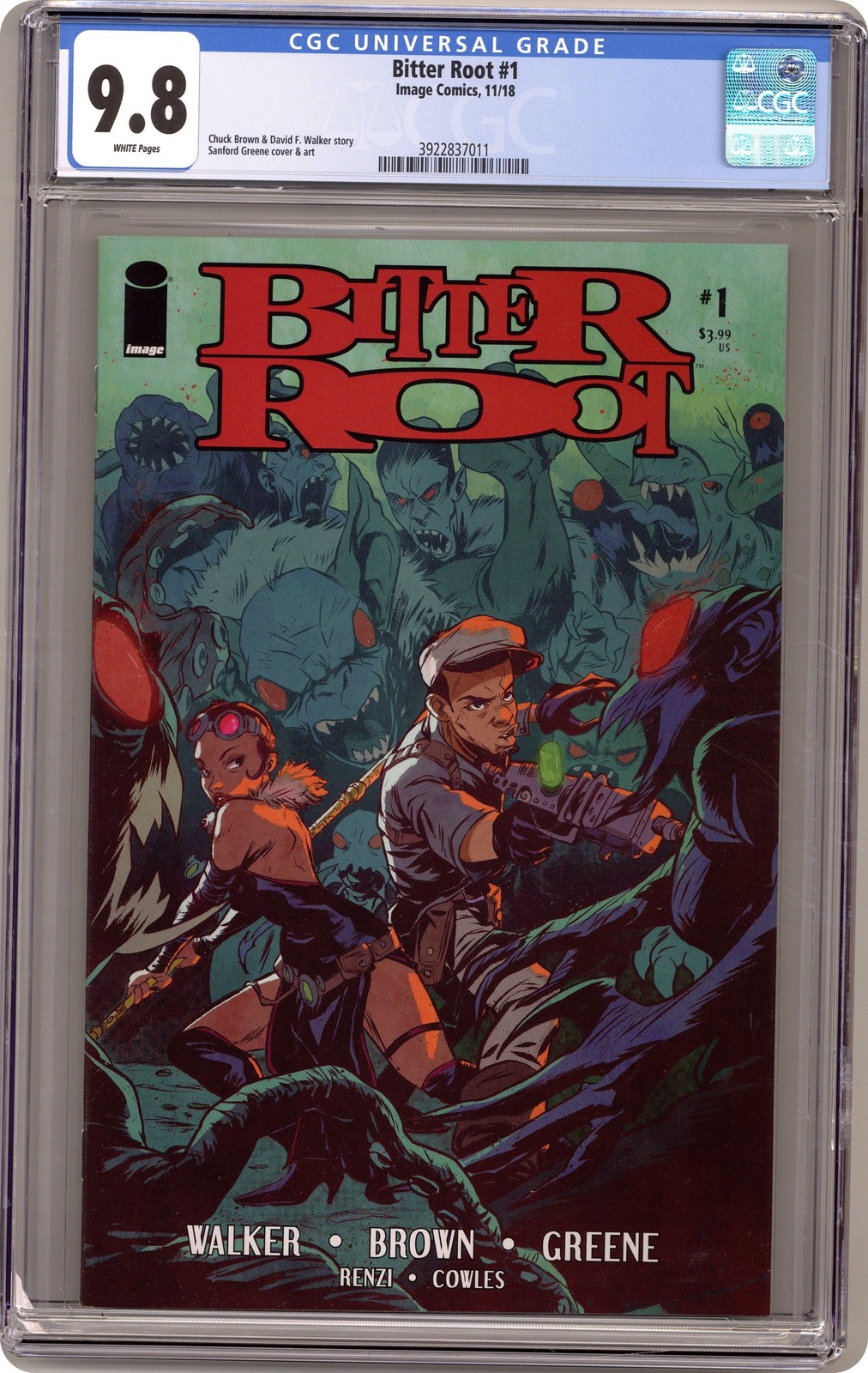 Bitter Root 1A Greene CGC 9.8 2018 3922837011