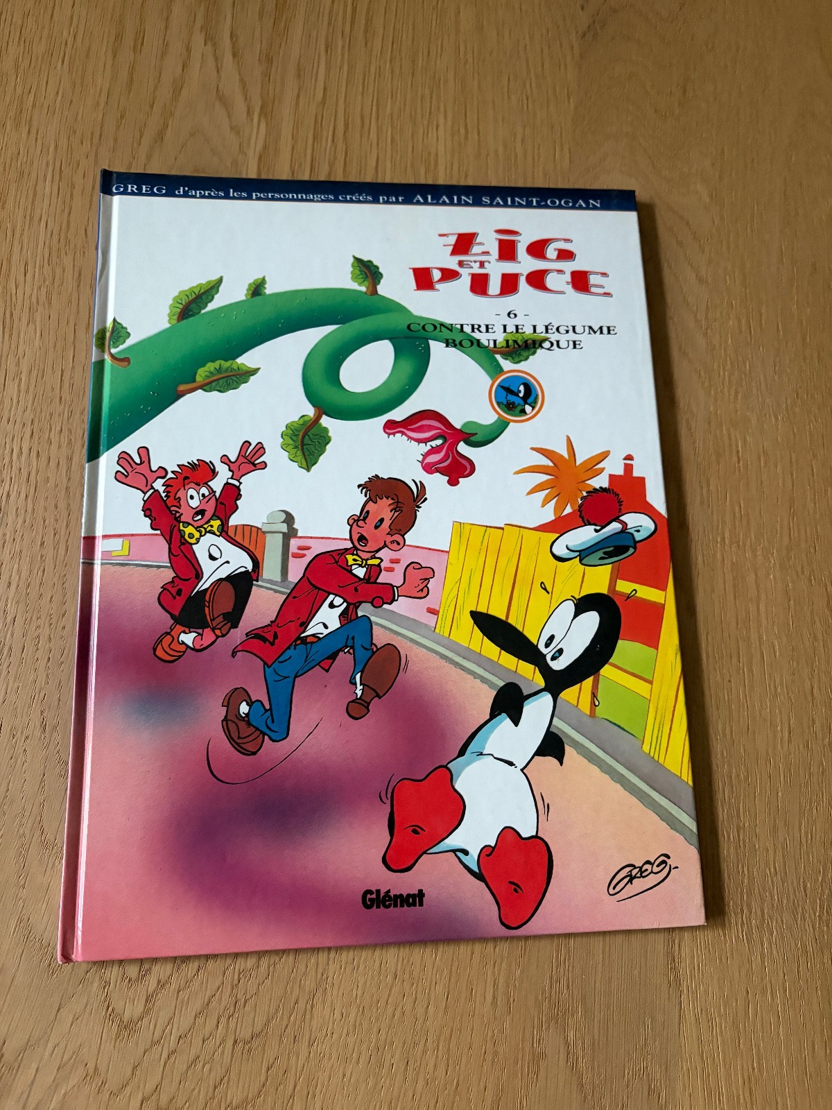 ZIG ET PUCE 6 zig et puce  légume boulimique greg éd 95 EO GLENAT Très BE*****