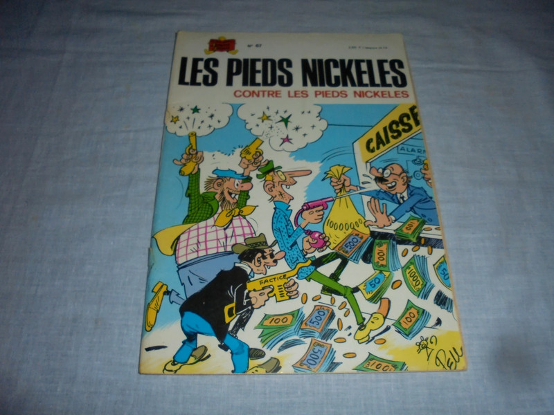 BD Les Pieds Nickelés 67 : Les Pieds Nickelés contre les Pieds Nickelés Editions SPE 1974
