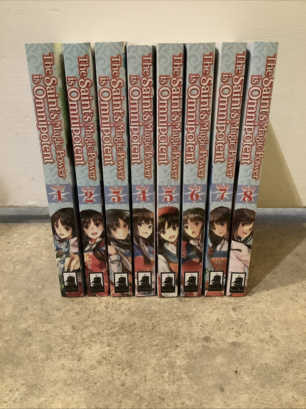 The Saint��s Magic Power Is Omnipotent Light Novel Manga 1-8 English Yuka 