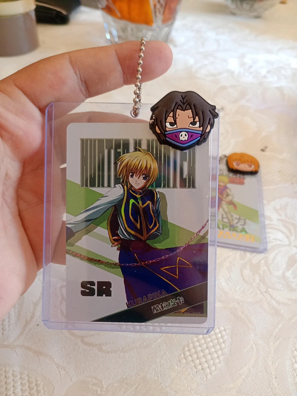 Portachiavi o segnalibro con carta hunter x hunter
