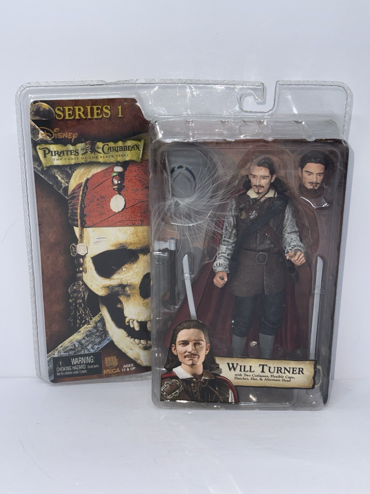 Disney Pirati dei Caraibi Modellino WILL TURNER 2003 NECA Serie1 Leggi