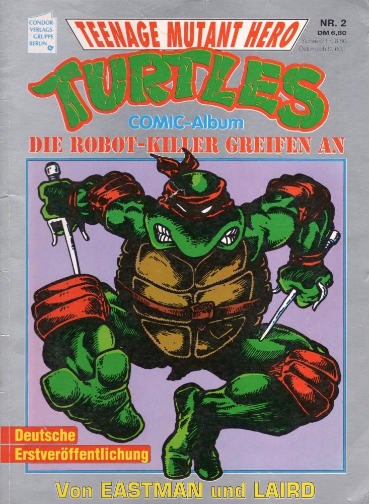 Album a fumetti Teenage Mutant Hero Turtles 2 (Z2), Condor