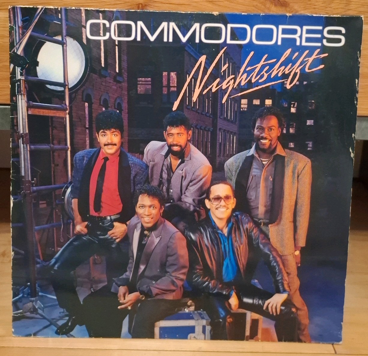 Commodores - Nightshift (German vinyl LP) 1985 funk RB electro soul