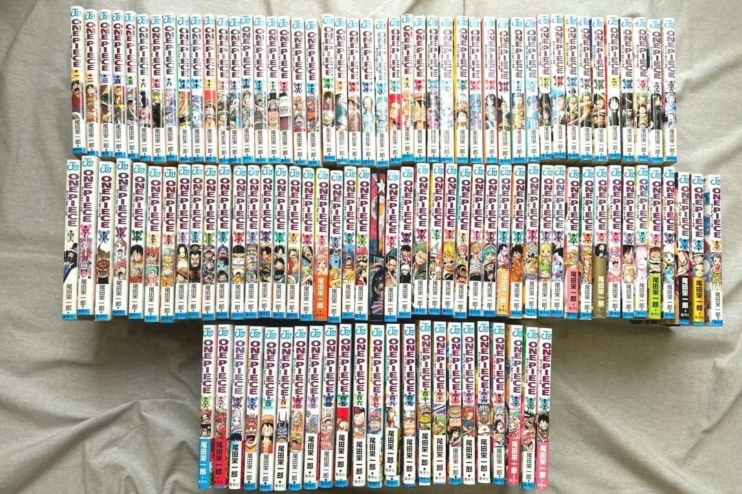 Giapponese UN PEZZO Vol. Set completo fumetti 1-114 manga Eiichiro Oda Jump