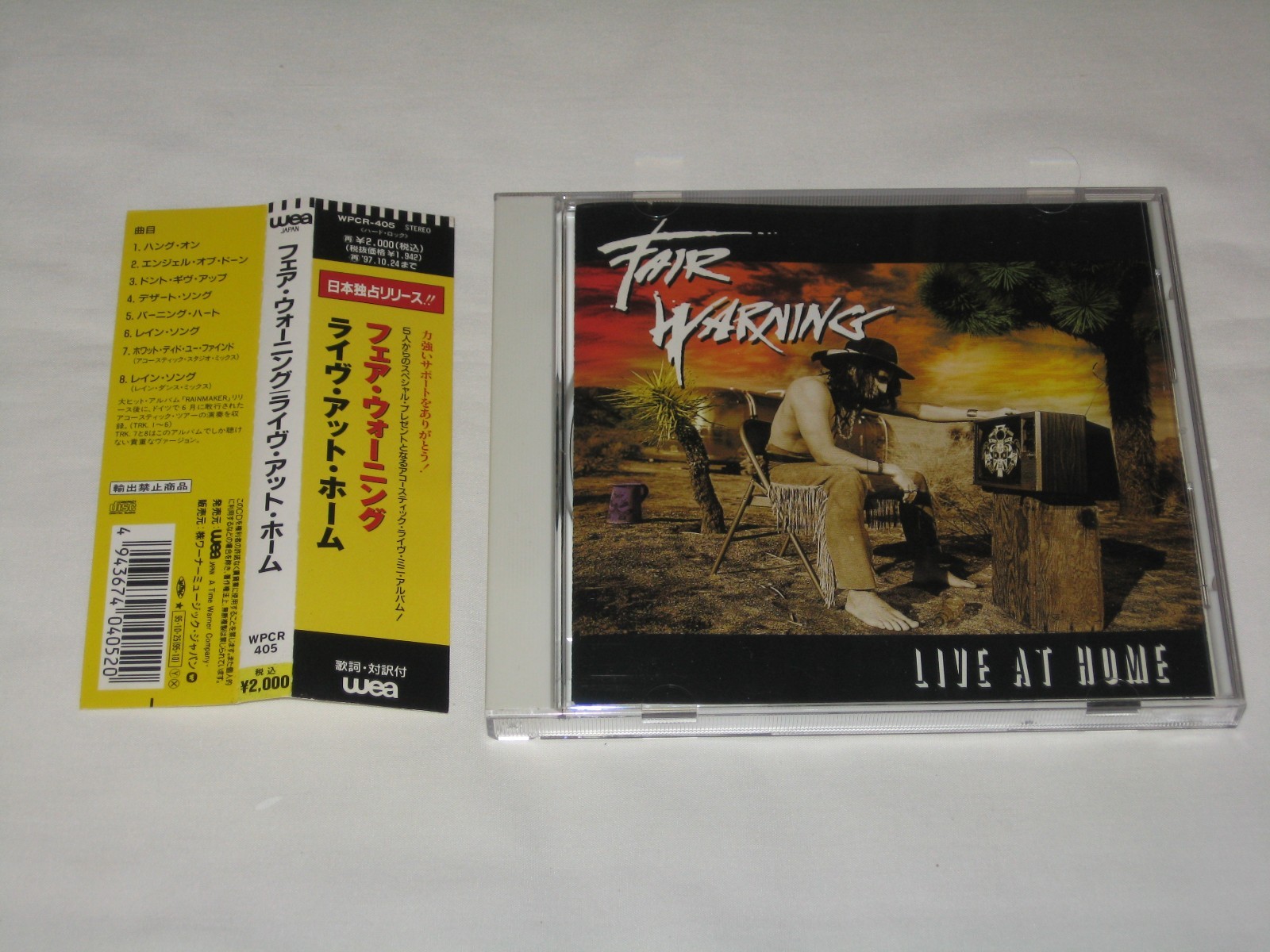 Fair Warning - Live At Home  CD Japan + OBI Metal Hard Rock AOR
