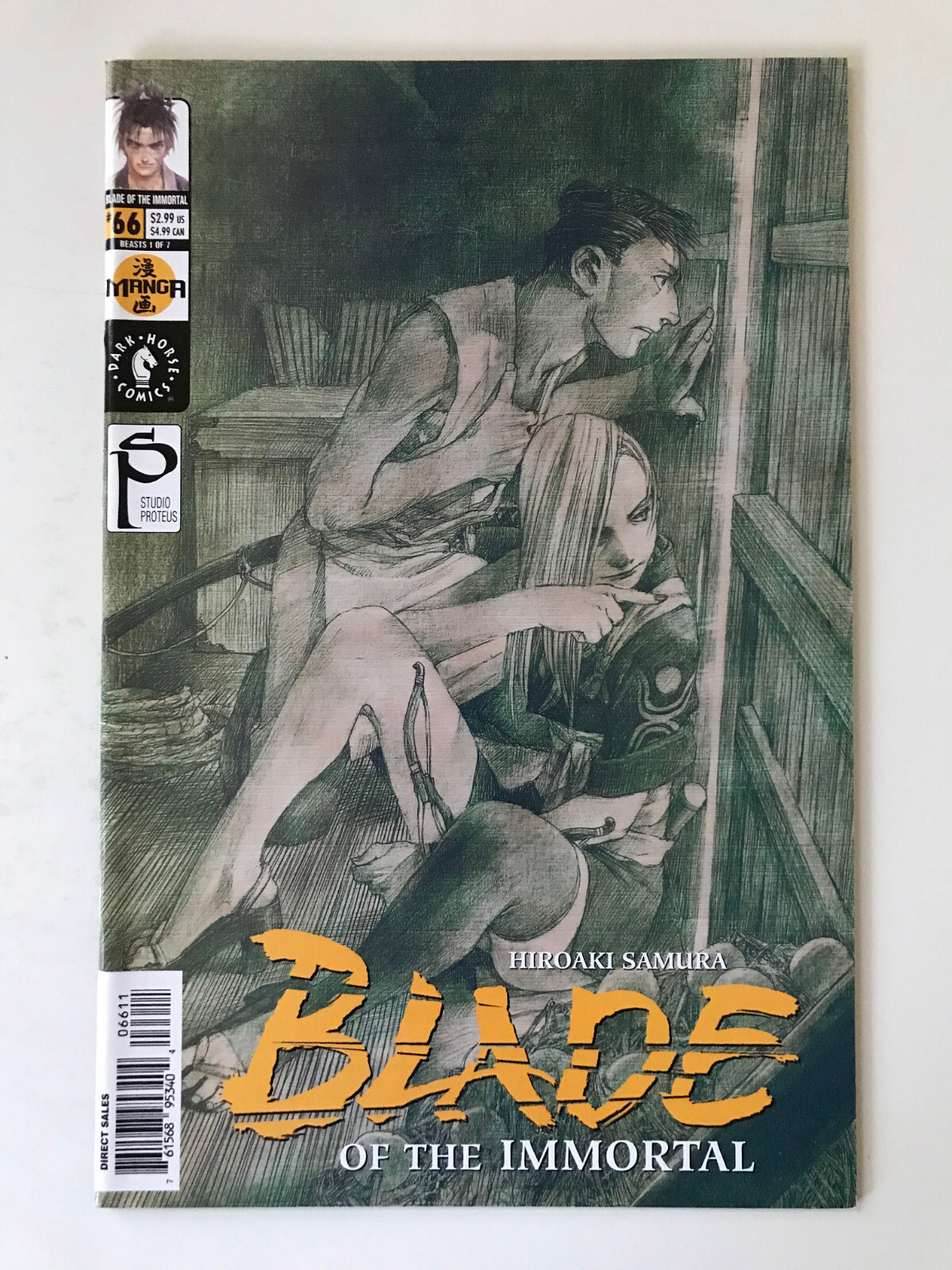 Blade of the Immortal #66 Dark Horse Comics Beasts 1/7 2002 Samura Manga MT BIN