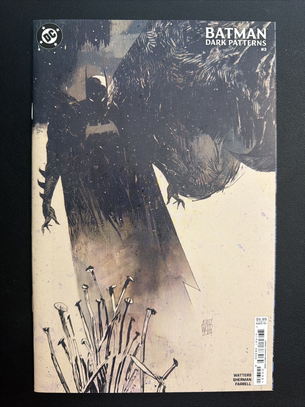 Batman Dark Patterns #3 DC 2025 Ashley Wood Cover B Card Stock Variant
