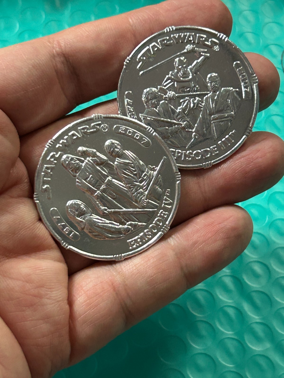 Star Wars Collectible Coins.  Transformers maybe.