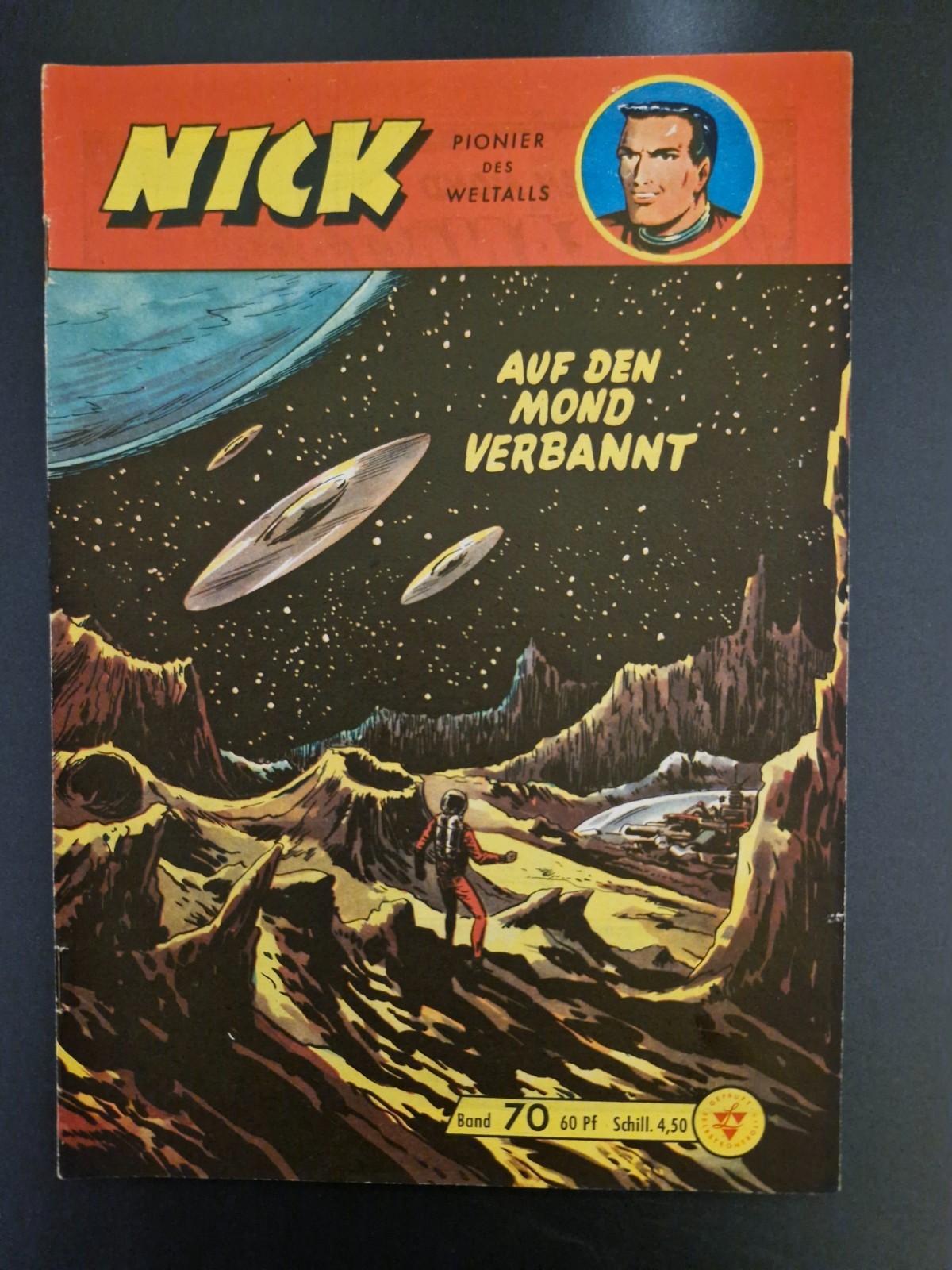 Nick fumetto n.70 (originale Lehning) Z1 con francobollo da collezione