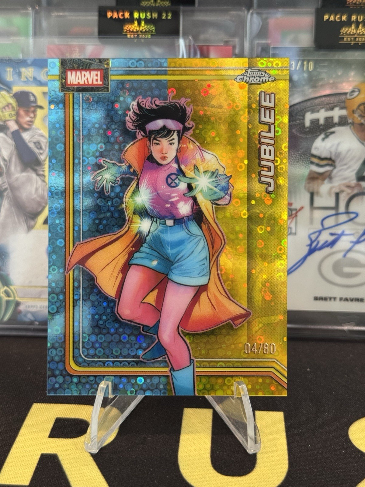 2026 Topps Chrome Marvel Jubilee #61 Dazzler’s Silver Rhythm Refractor /80