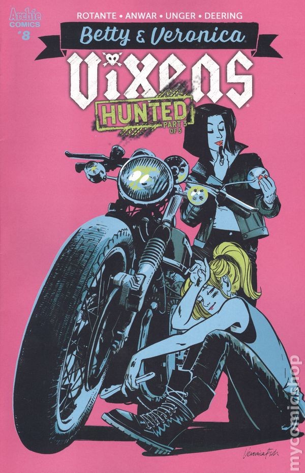 Betty e Veronica Vixens #8B FN 2018 Immagine Stock